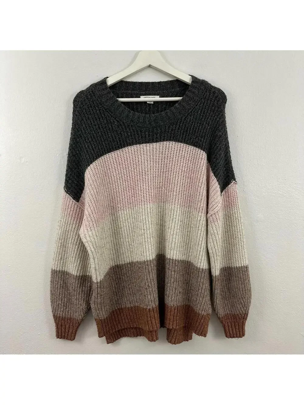 AE American Eagle Women’s Oversized Dreamspun Crew Neck Sweater Size M ...